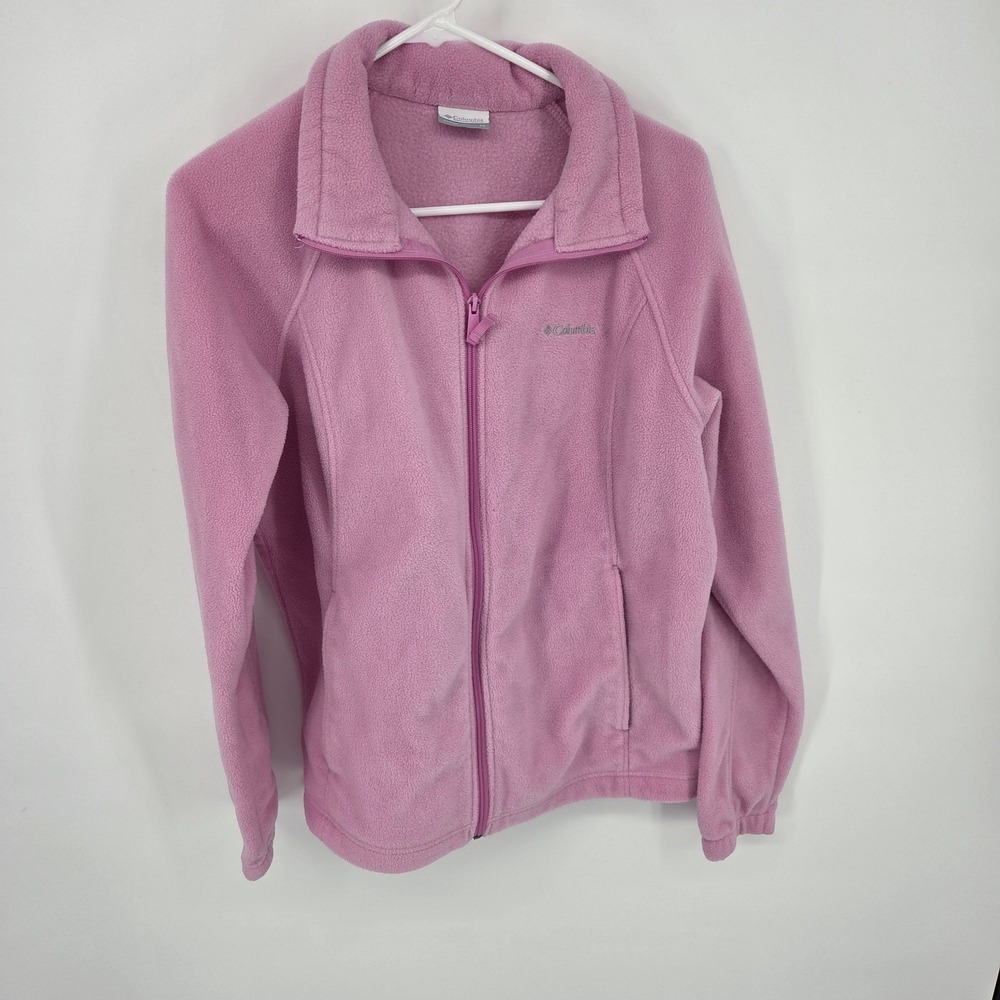 Columbia Women's Light Pink Full-Zip Fleece Jacket